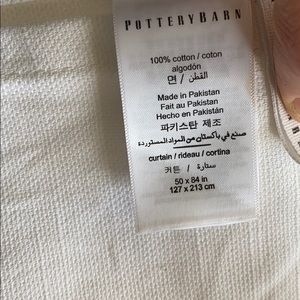 Pottery Barn Cameron Pole Pocket Curtains